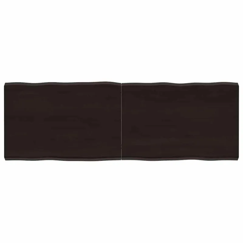 Stalviršis, tamsiai ruda, 120x40x(2-4) cm, medienos masyvas