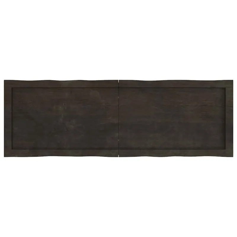 Stalviršis, tamsiai ruda, 120x40x(2-4) cm, medienos masyvas