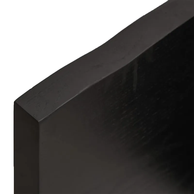 Stalviršis, tamsiai ruda, 120x40x(2-4) cm, medienos masyvas