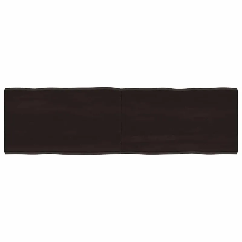 Stalviršis, tamsiai ruda, 140x40x(2-4) cm, medienos masyvas