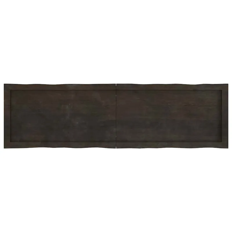 Stalviršis, tamsiai ruda, 140x40x(2-4) cm, medienos masyvas