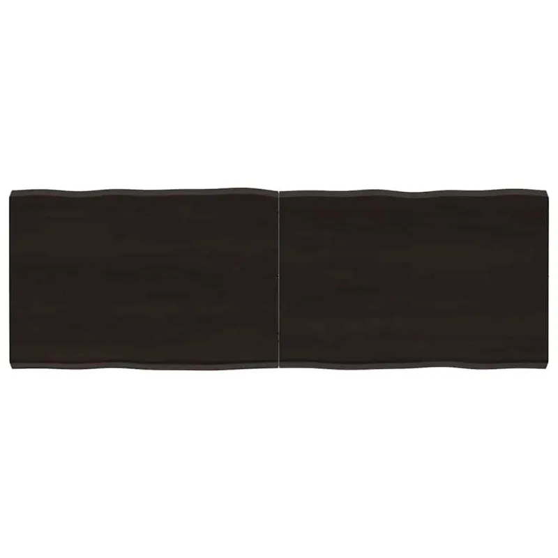 Stalviršis, tamsiai ruda, 140x50x(2-4) cm, medienos masyvas