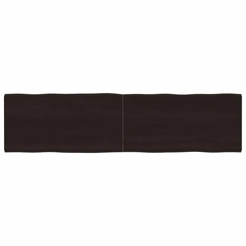 Stalviršis, tamsiai ruda, 160x40x(2-4) cm, medienos masyvas