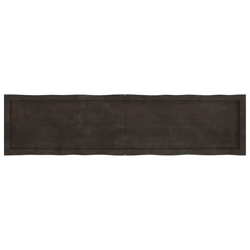 Stalviršis, tamsiai ruda, 160x40x(2-4) cm, medienos masyvas