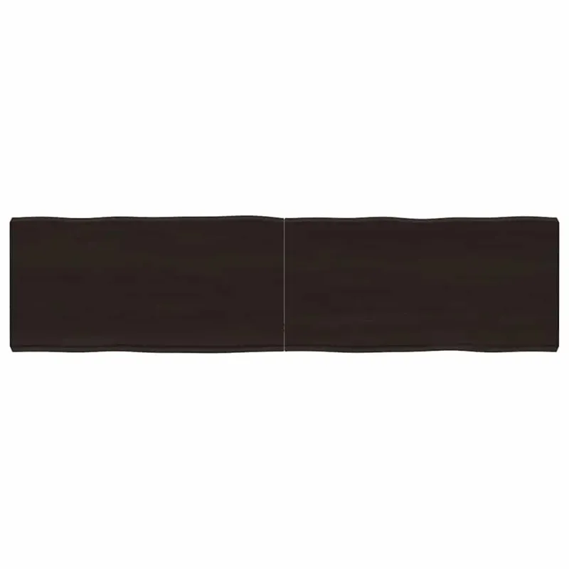 Stalviršis, tamsiai ruda, 160x40x(2-6) cm, medienos masyvas