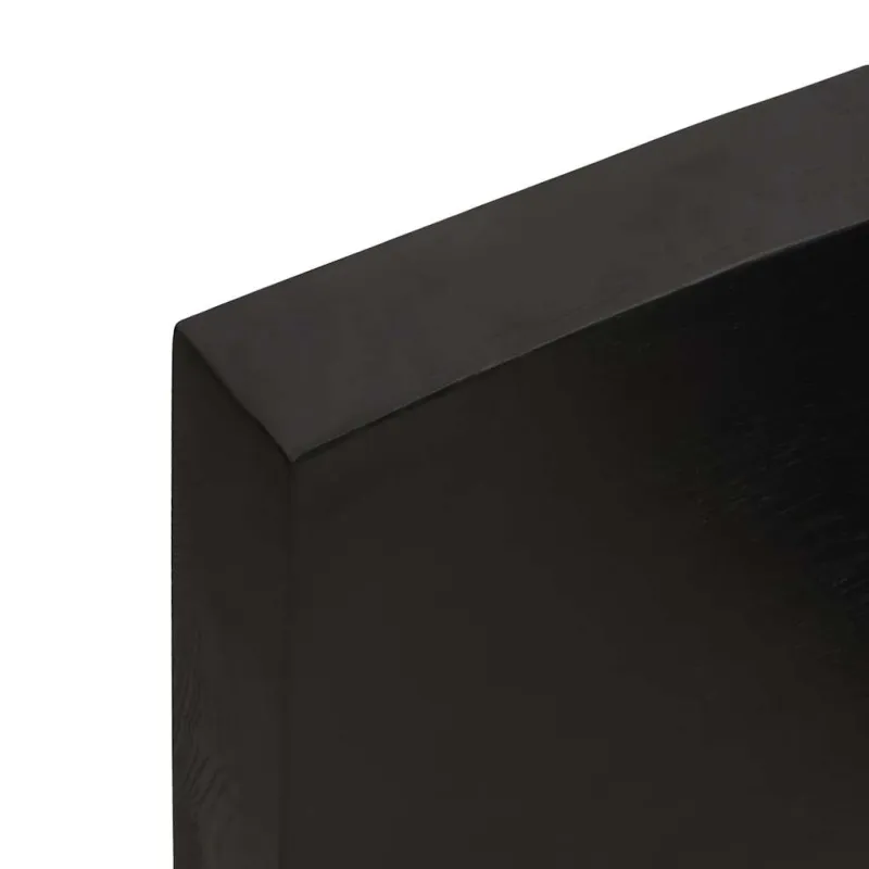 Stalviršis, tamsiai ruda, 160x40x(2-6) cm, medienos masyvas