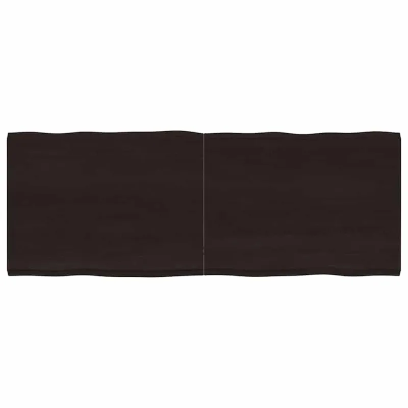 Stalviršis, tamsiai ruda, 160x60x(2-4) cm, medienos masyvas
