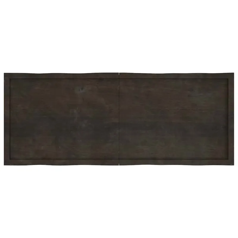 Stalviršis, tamsiai ruda, 160x60x(2-4) cm, medienos masyvas