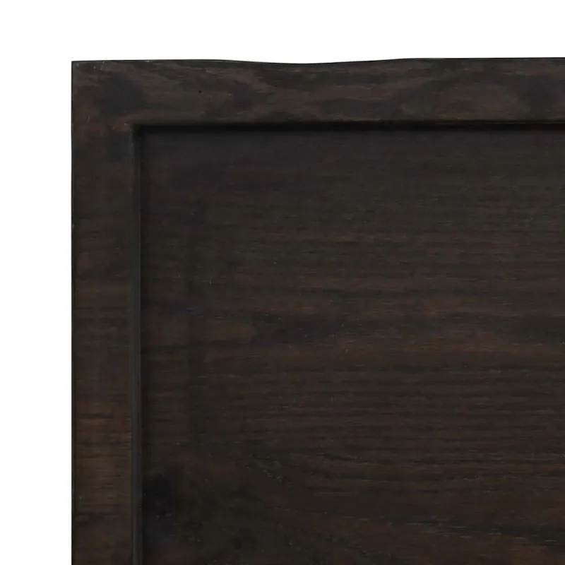 Stalviršis, tamsiai ruda, 160x60x(2-4) cm, medienos masyvas