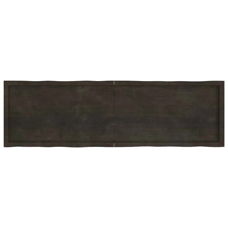 Stalviršis, tamsiai ruda, 180x50x(2-4) cm, medienos masyvas