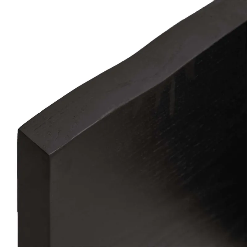 Stalviršis, tamsiai ruda, 180x50x(2-4) cm, medienos masyvas