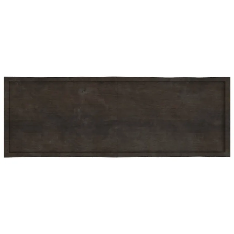 Stalviršis, tamsiai ruda, 180x60x(2-4) cm, medienos masyvas