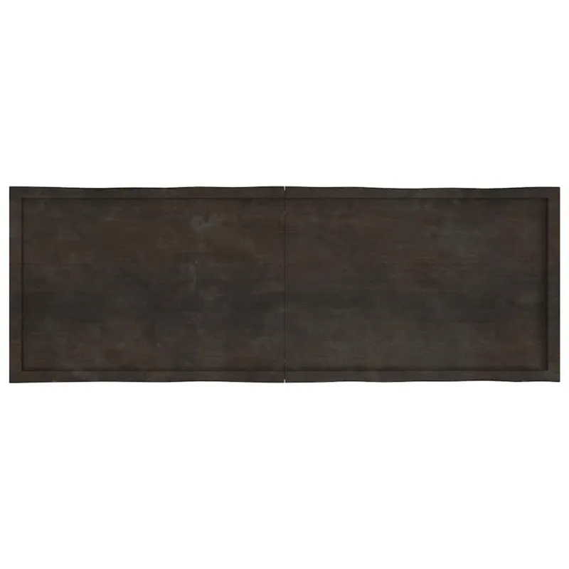 Stalviršis, tamsiai ruda, 180x60x(2-6) cm, medienos masyvas