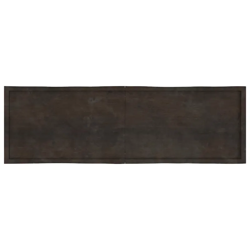 Stalviršis, tamsiai ruda, 200x60x(2-4) cm, medienos masyvas