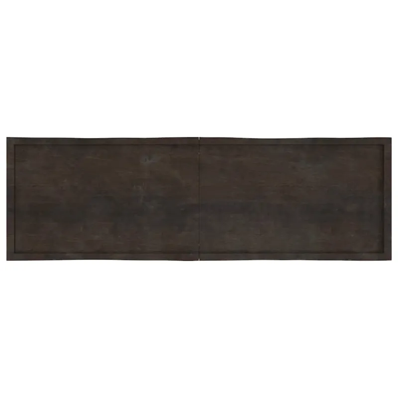 Stalviršis, tamsiai ruda, 200x60x(2-6) cm, medienos masyvas