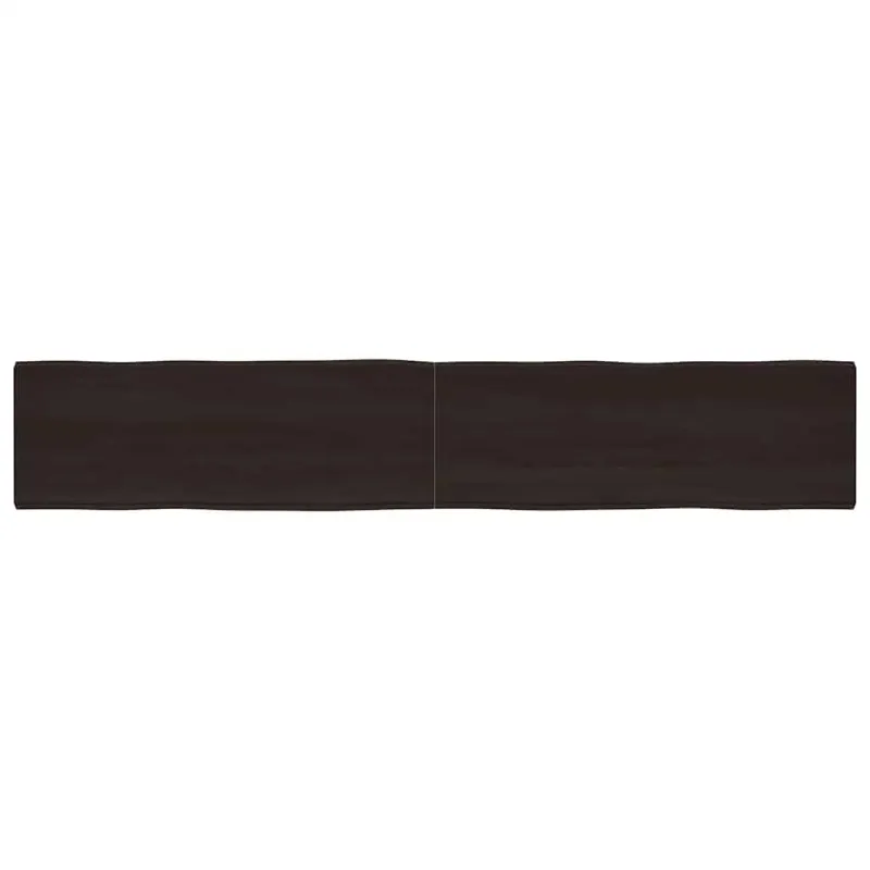 Stalviršis, tamsiai ruda, 220x40x(2–6)cm, medienos masyvas
