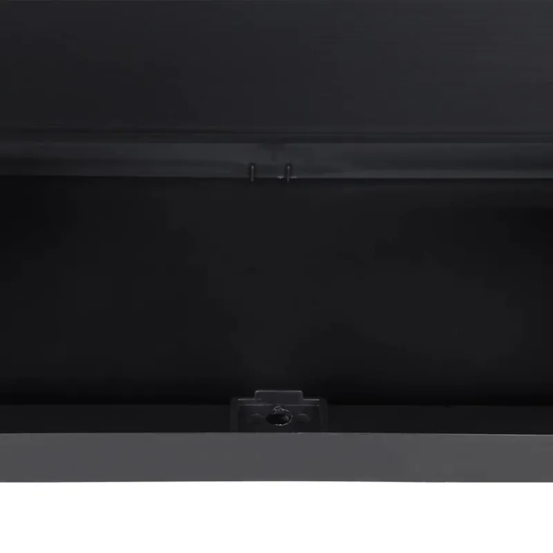 Lauko spintelė daiktams, pilkos/juodos spalvos, 97x37x165cm, PP