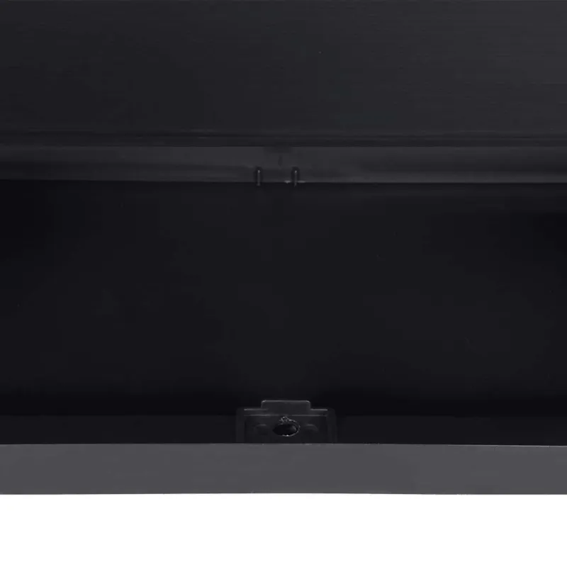 Lauko spintelė daiktams, juodos spalvos, 65x37x85cm, PP