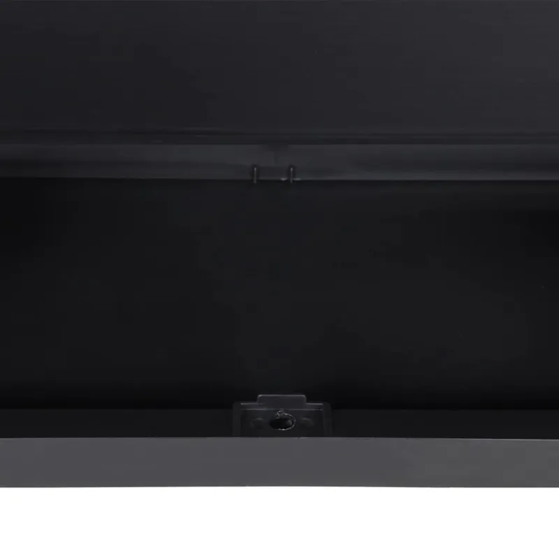 Lauko spintelė daiktams, juodos spalvos, 65x37x165cm, PP