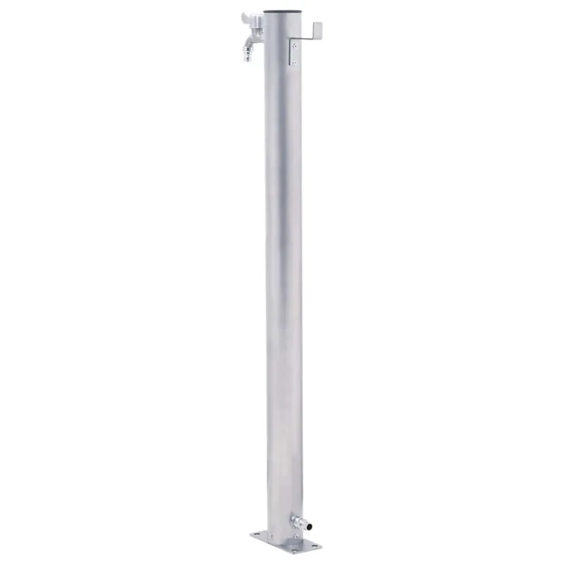 Vandens kolonėlė sodui, 40cm, nerūdijantis plienas, apskrita