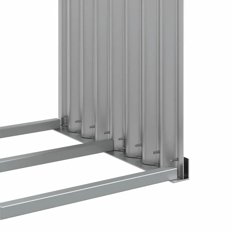 Malkų stovas, pilkas, 120x45x100cm, galvanizuotas plienas
