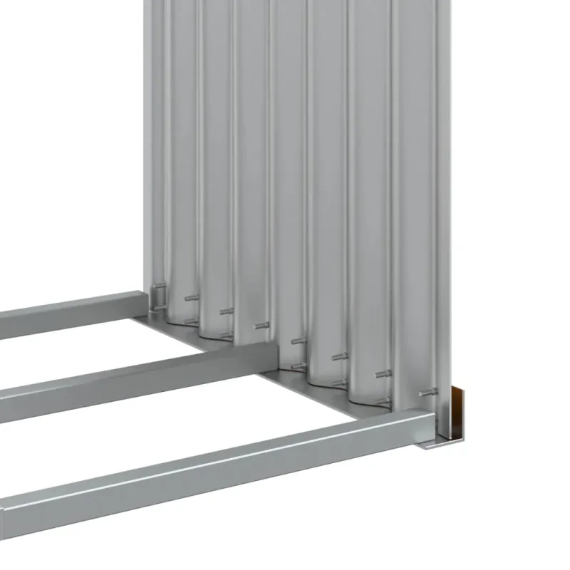 Malkų stovas, medžio išvaizda, 120x45x210cm, galvanizuotas plienas