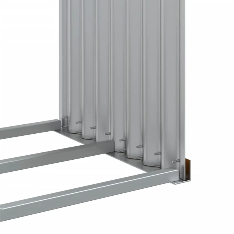 Malkų stovas, medžio išvaizda, 120x45x100cm, galvanizuotas plienas