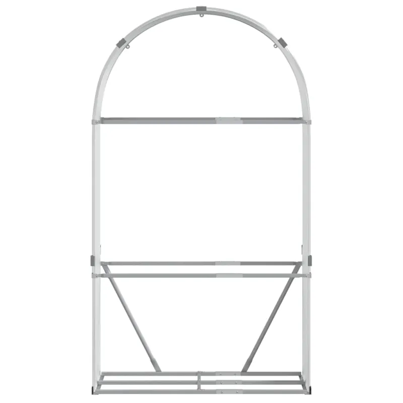Malkų stovas, sidabrinis, 120x45x210cm, galvanizuotas plienas