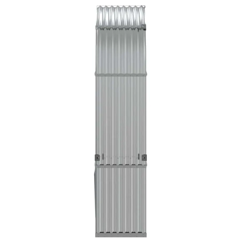 Malkų stovas, sidabrinis, 120x45x210cm, galvanizuotas plienas