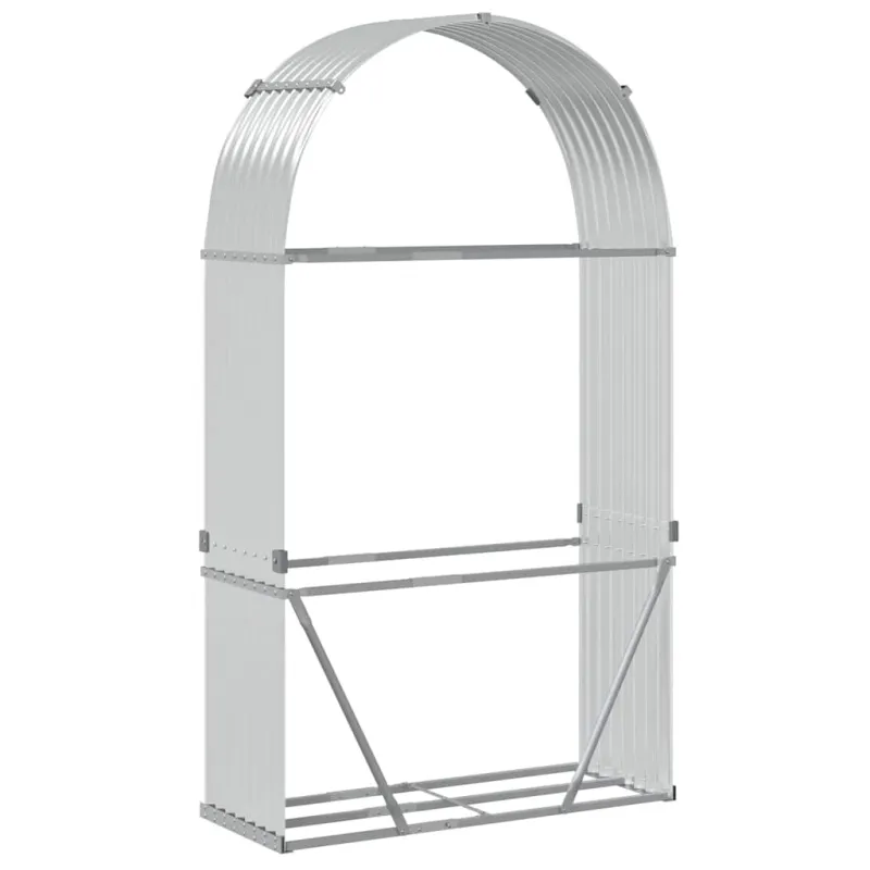 Malkų stovas, sidabrinis, 120x45x210cm, galvanizuotas plienas