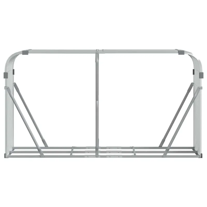 Malkų stovas, sidabrinis, 180x45x100cm, galvanizuotas plienas