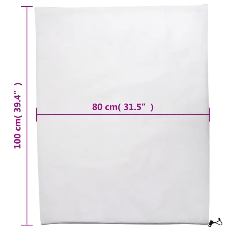 Uždangalai augalams su virvutėmis, 4vnt., 0,8x1m, 70g/m²