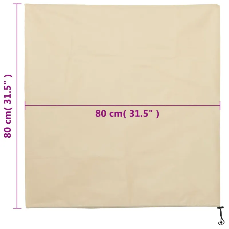 Uždangalai augalams su virvutėmis, 4vnt., 0,8x0,8m, 70g/m²