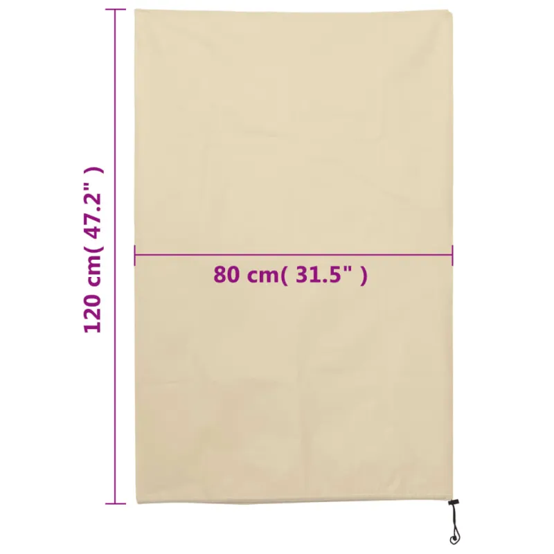 Uždangalai augalams su virvutėmis, 4vnt., 0,8x1,2m, 70g/m²