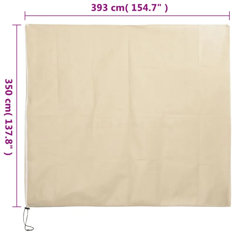 Uždangalas augalams su užtrauktuku, 3,93x3,5 m, 70g/m²