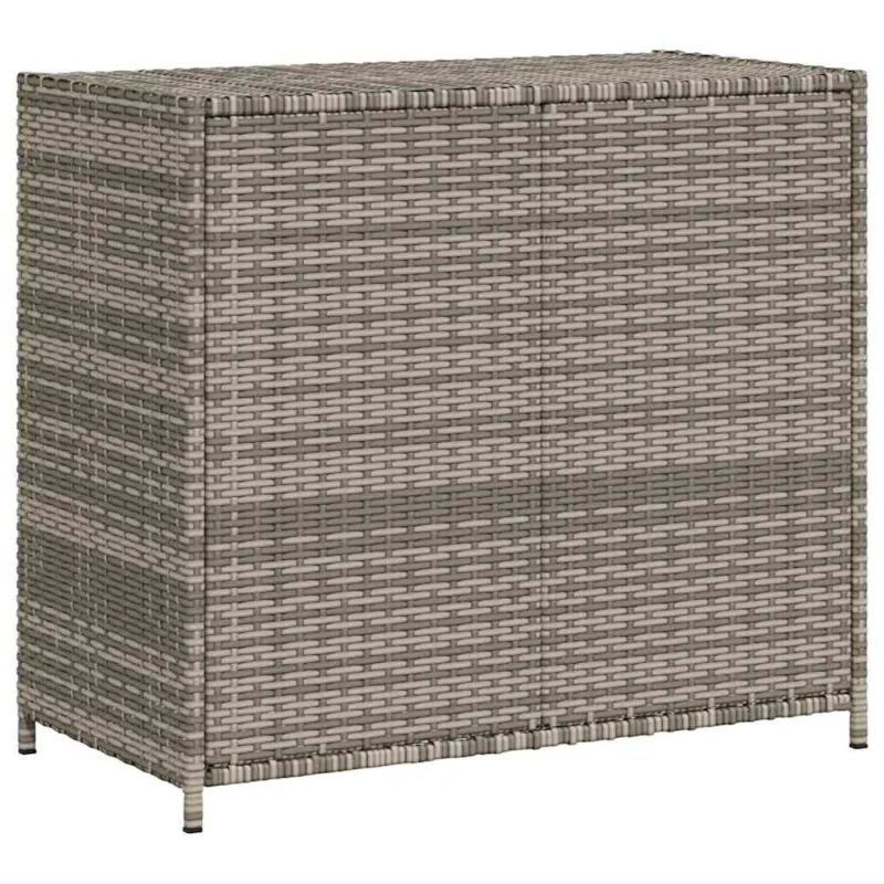 Sodo spintelė daiktams, pilka, 83x45x76cm, poliratanas