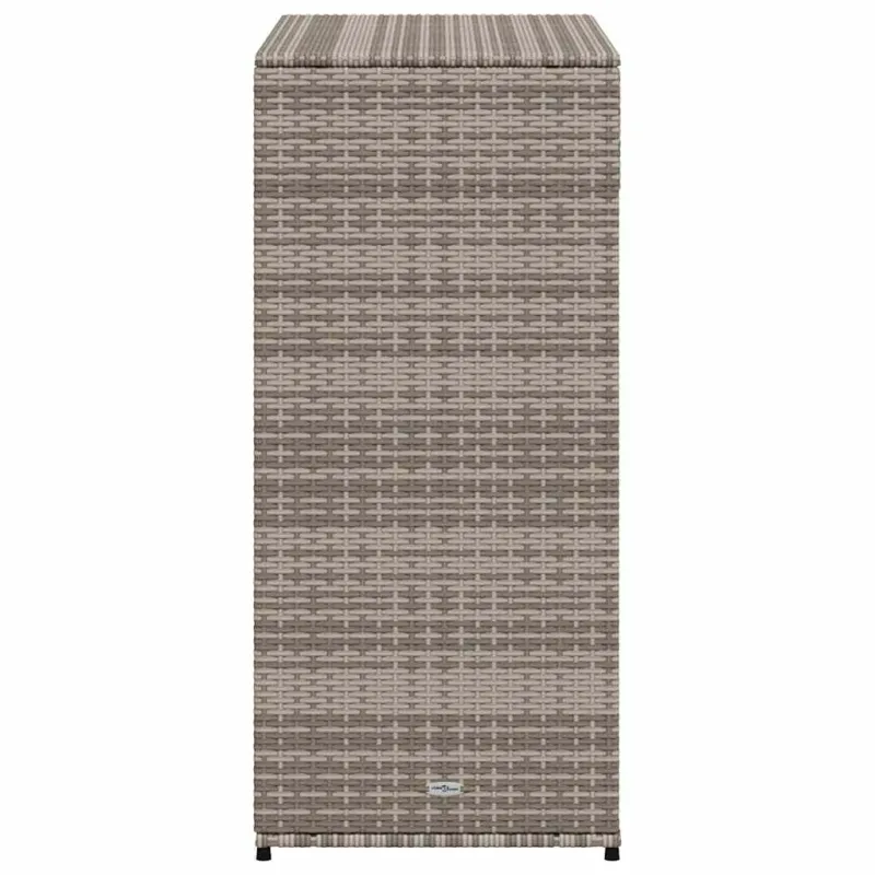 Sodo spintelė daiktams, pilka, 105x55x113cm, poliratanas