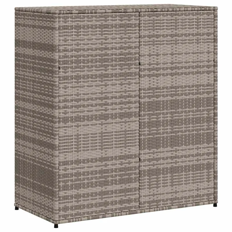 Sodo spintelė daiktams, pilka, 105x55x113cm, poliratanas