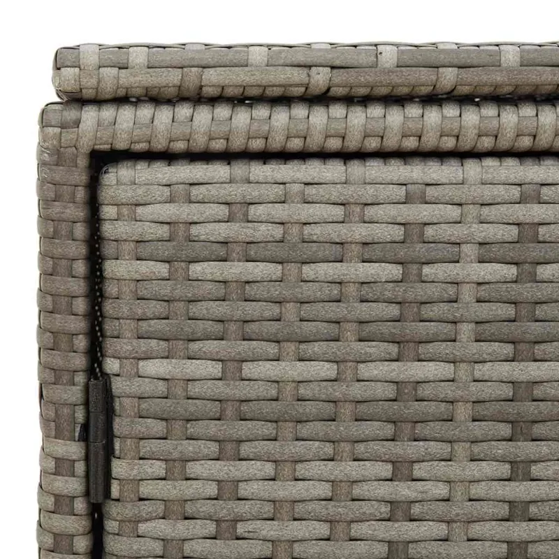 Sodo spintelė daiktams, pilka, 110x55x60,5cm, poliratanas
