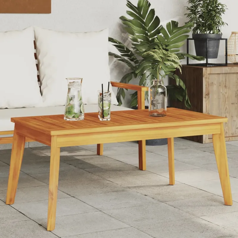 Sodo valgomojo stalas, 100x55x45cm, akacijos medienos masyvas