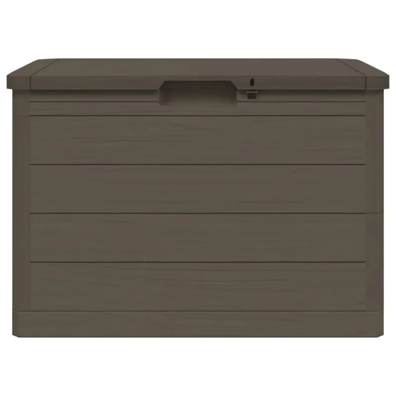Lauko dėžė pagalvėlėms, ruda, 77,5x44,5x53cm, PP