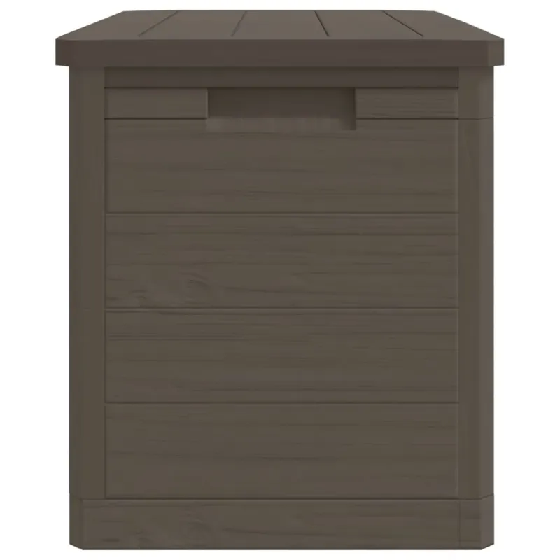 Lauko dėžė pagalvėlėms, ruda, 77,5x44,5x53cm, PP