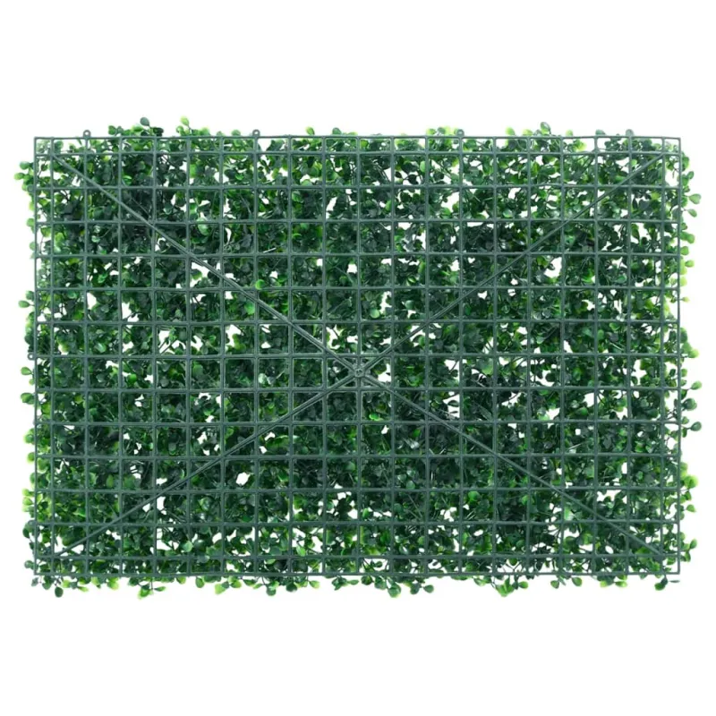 Dirbtinių krūmų lapų tvoros, 6vnt., žalios, 40x60cm
