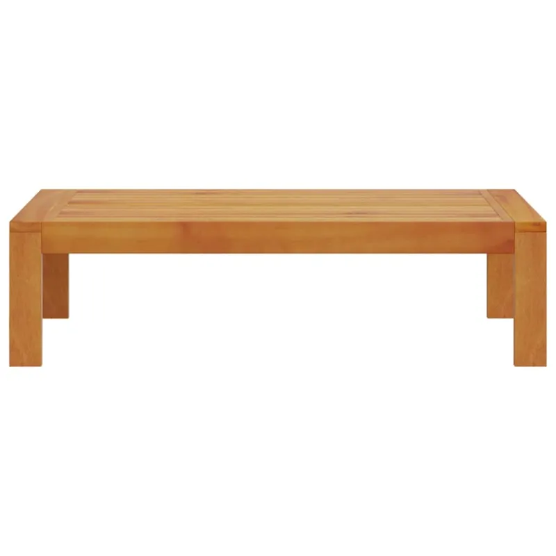 Sodo stalas, 100x50x27cm, akacijos medienos masyvas