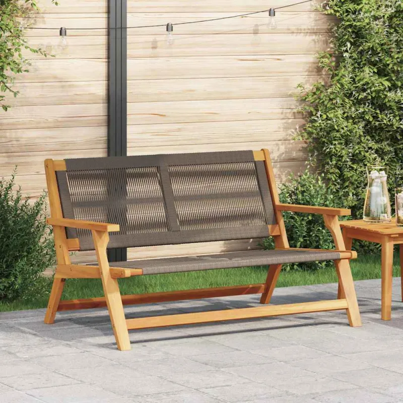 Sodo baldai Pilka 122 x 76 x 73 cm Kietos akacijos mediena