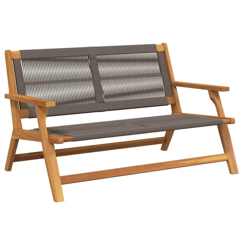 Sodo baldai Pilka 122 x 76 x 73 cm Kietos akacijos mediena