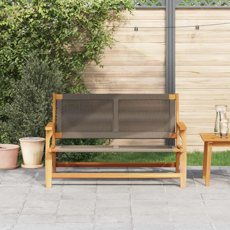 Sodo baldai Pilka 122 x 76 x 73 cm Kietos akacijos mediena
