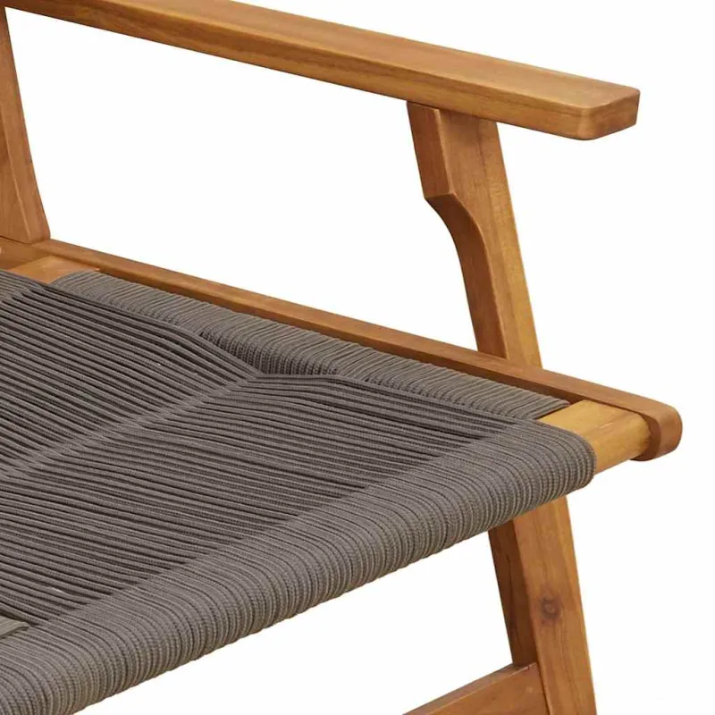 Sodo baldai Pilka 122 x 76 x 73 cm Kietos akacijos mediena