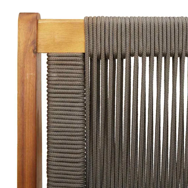 Sodo baldai Pilka 122 x 76 x 73 cm Kietos akacijos mediena