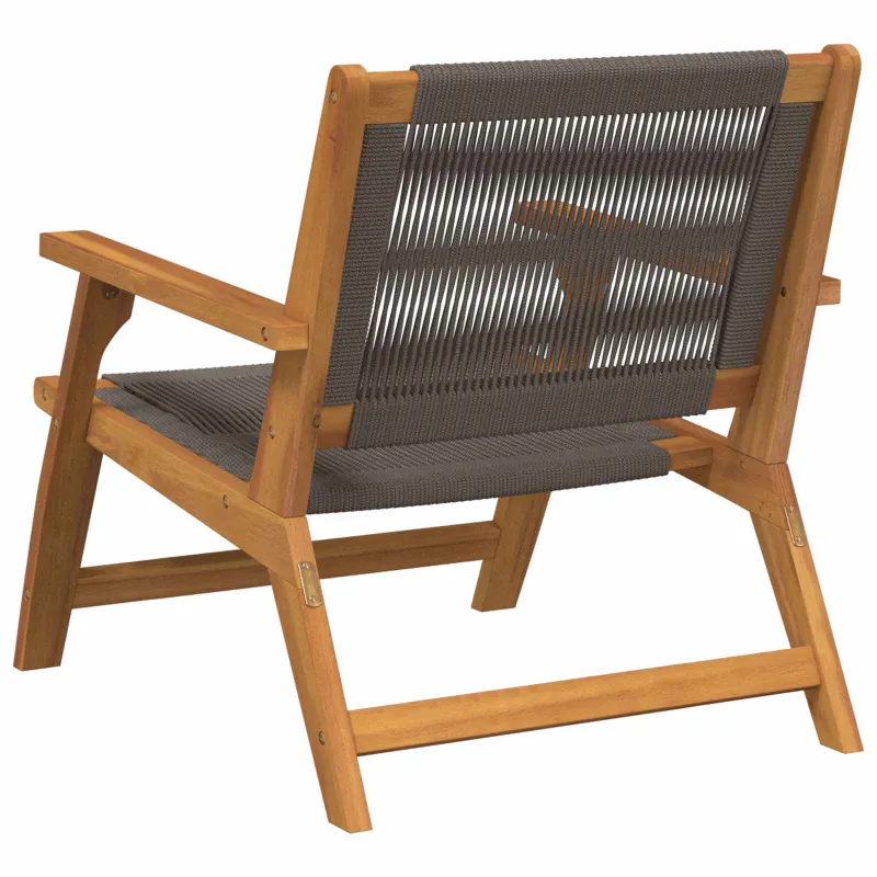 Sodo baldai 2 pcs Pilka 67 x 78 x 73 cm Kietos akacijos mediena